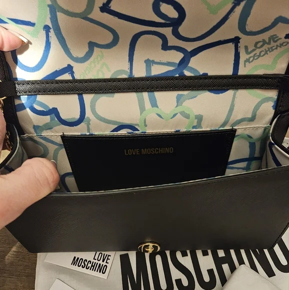 Love Moschino Black Crossbody Bag - Picture 6 of 10